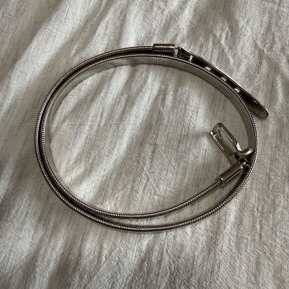 Fashion Skinny Chain Link Silver Snake Chain Belt with Metal Buckle for Women - Picture 10 of 16